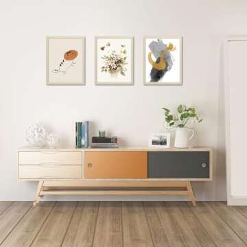 Frametory, 11x14 Picture Frame with Mat for 8x10 Photo - Country Rustic Style - High Definition Glas...