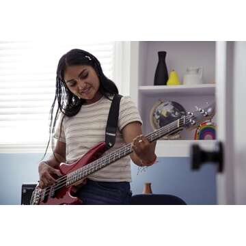 Yamaha 4 String Bass Guitar, Right Handed, Black, (TRBX174 BL)