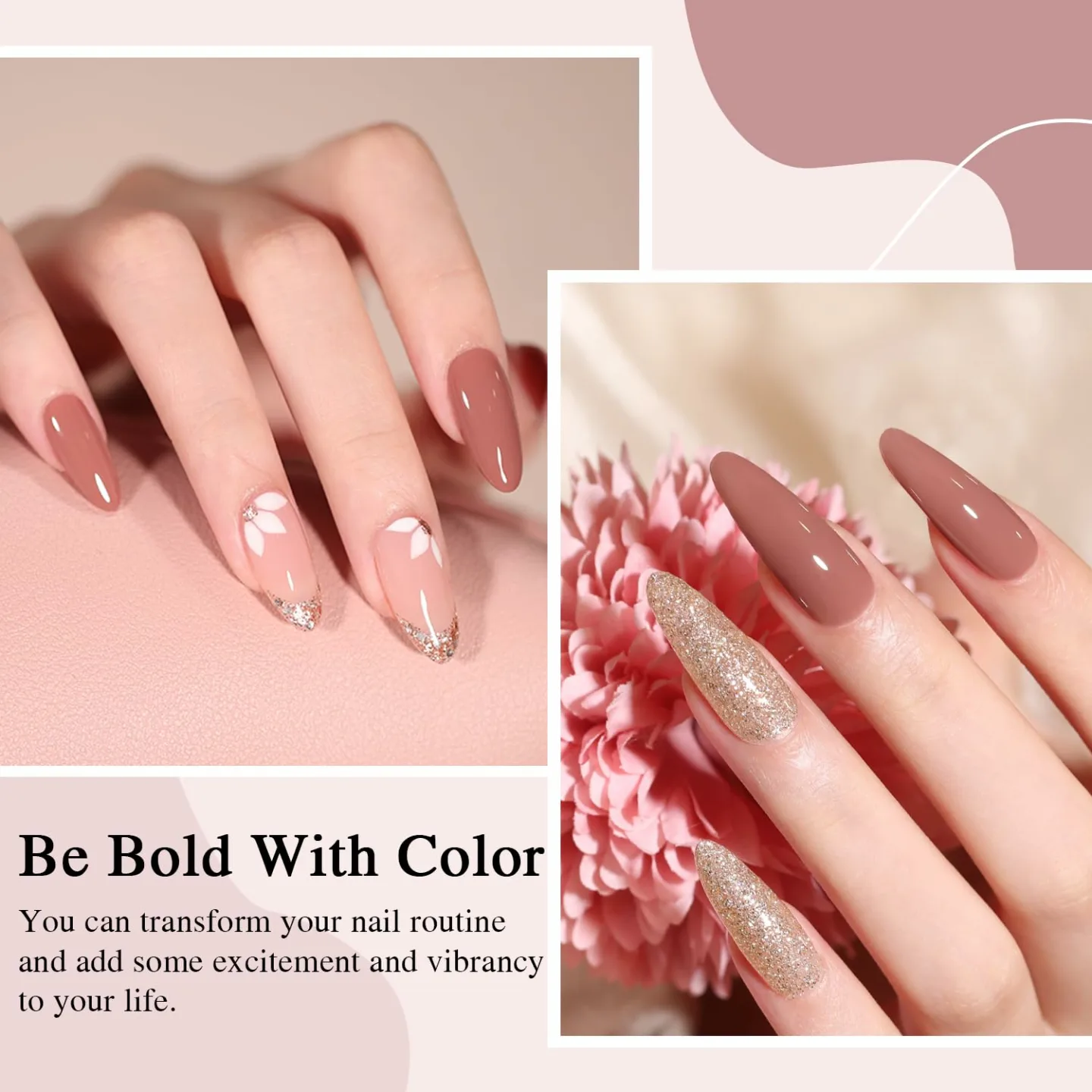 10 Pcs Beautpal Nude Gel Polish Set for All Seasons