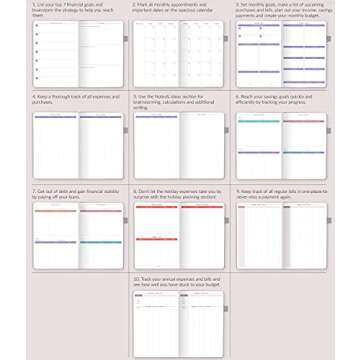 GoGirl Budget Book – Undated Colorful Monthly Financial Planner Organizer. Budget Planner & Expense Tracker to Reach Financial Goals, Lasts 1 Year, +Bonus 3 Cash Envelopes, A5 Hardcover – Gray