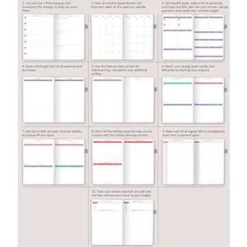 GoGirl Budget Book – Undated Colorful Monthly Financial Planner Organizer. Budget Planner & Expense Tracker to Reach Financial Goals, Lasts 1 Year, +Bonus 3 Cash Envelopes, A5 Hardcover – Gray