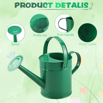 Durable Finderomend Metal Watering Can for Kids