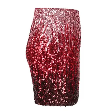 Stunning MANER Sequin Skirt for Night Out Party