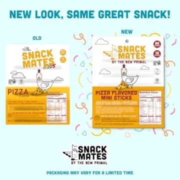 New Primal Pizza Chicken Sticks Mini Paleo Jerky Snacks