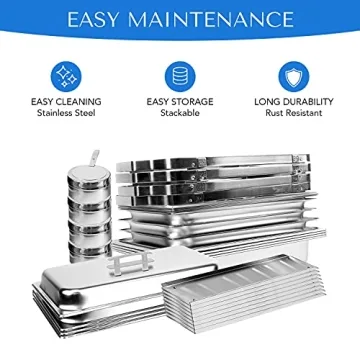 ALPHA LIVING 8QT Stainless Steel Chafing Dish Set