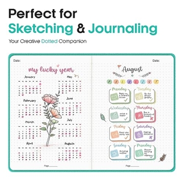 Taja Dotted Journal - Creative A5 Notebook for All