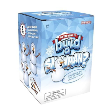 Kangaroo Build a Snowman Kit 3Pk Fun Craft for Kids