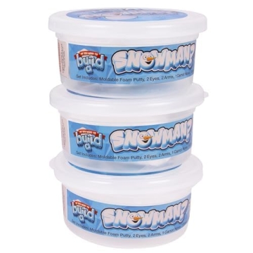 Kangaroo Build a Snowman Kit 3Pk Fun Craft for Kids