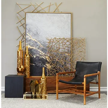 Deco 79 Metal Geometric Home Wall Art for Elegant Interiors