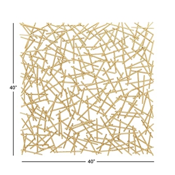 Deco 79 Metal Geometric Home Wall Art for Elegant Interiors