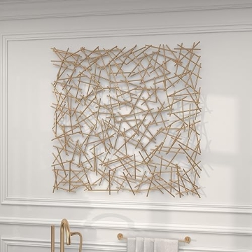 Deco 79 Metal Geometric Home Wall Art for Elegant Interiors