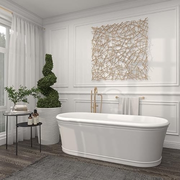 Deco 79 Metal Geometric Home Wall Art for Elegant Interiors