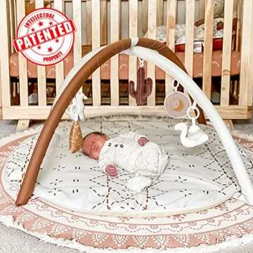 Tummy Time Activity Mat for Newborn Sensory Development