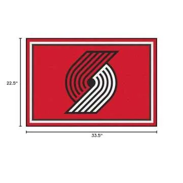 Fanmats NBA - Portland Trail Blazers 5 x 8 Rug