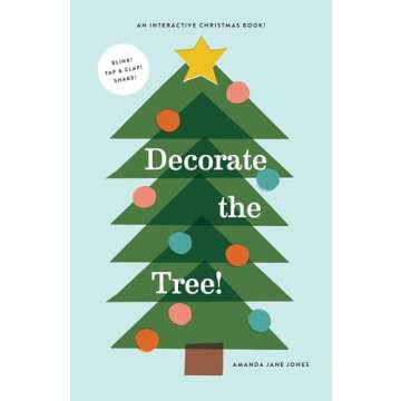 Interactive Christmas Book for Kids - Decorate the Tree