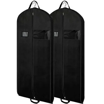Zilink 54 Inch Breathable Garment Bags - Set of 2 for Travel & Storage