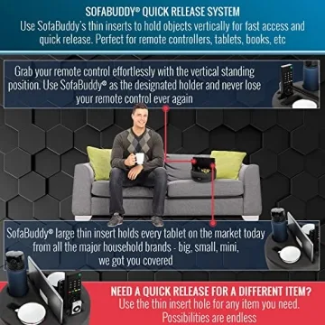 Sofa Buddy Convenient Couch Cup Holder for Every Occasion