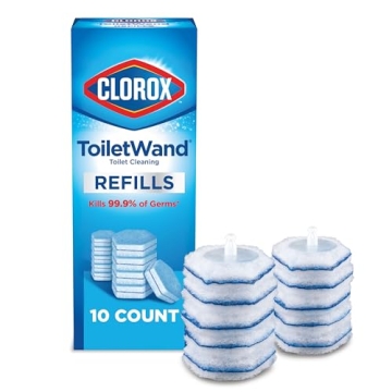 Clorox ToiletWand Disinfecting Refills - Effortless Bathroom Cleaning 10 Count
