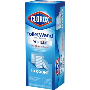 Clorox ToiletWand Refills for Effortless Cleaning 10 Count