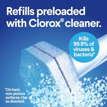 Clorox ToiletWand Refills for Effortless Cleaning 10 Count