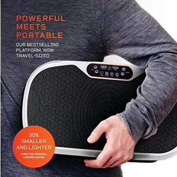 Lifepro Waver Mini Vibration Plate - Whole Body Vibration Platform for Home & Travel