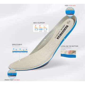 LUCKY STEP Women's Stylish Chunky Platform Sneakers