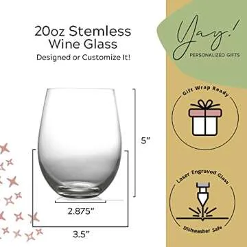 Personalized Monogram Wine Glass for Every Occasion