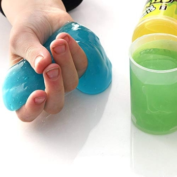 Kicko Glow in The Dark Slime Kit for Kids - 6 Pack Fun
