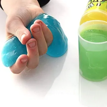 Kicko Glow in The Dark Slime Kit for Kids - 6 Pack Fun
