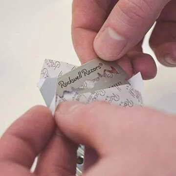 Precision-Crafted Swedish Stainless Steel Double-Edge Safety Razor Blades - Superior Sharpness for Smooth, Close Shaves - 20 Blade Pack