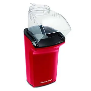 Hamilton Beach Electric Hot Air Popcorn Popper 18 Cups Red