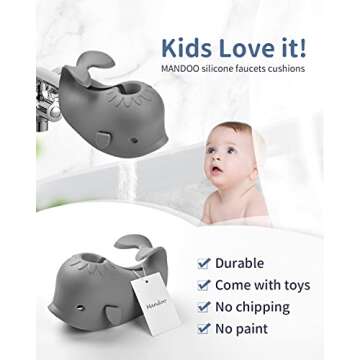 Mandoo Baby Faucet Cover - Safety & Fun Bathtub Spout Cover