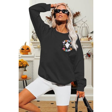 Stylish FRYAID Halloween Sweatshirt for Women