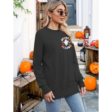 Stylish FRYAID Halloween Sweatshirt for Women