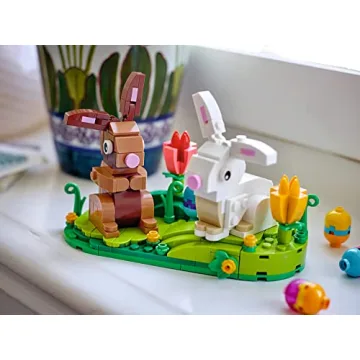 LEGO Easter Rabbits Display Set for Fun Easter Decor