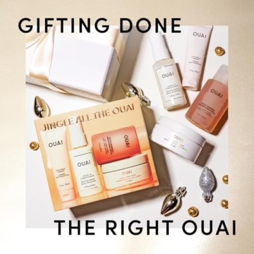 OUAI Travel Size Hair & Body Care Gift Set - Luxe Holiday Edition