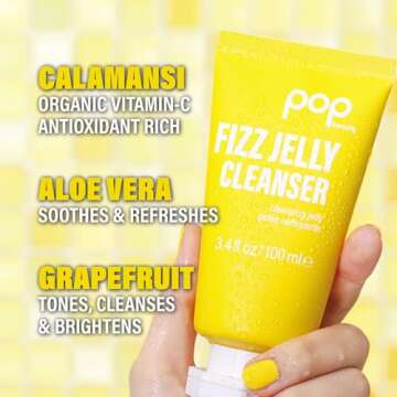 POP Beauty FIZZ JELLY CLEANSER for Radiant Skin
