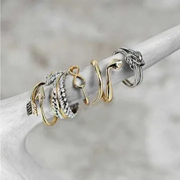 Celtic Love Knot Infinity Ring .925 Sterling Silver for Women