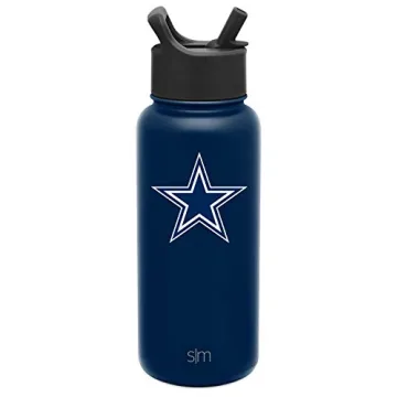 Dallas Cowboys Insulated Water Bottle with Straw Lid | 32oz