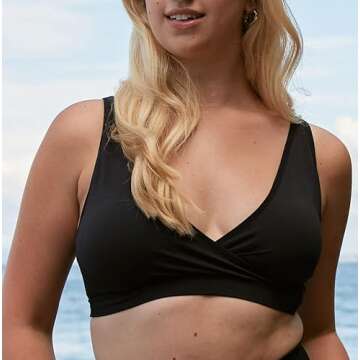 Suekaphin 5pack Nursing Bra Maternity Bra Breastfeeding Sleeping/Sleep Bra Pregnancy Women's Seamles...