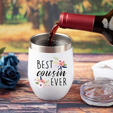 JENVIO 12 Ounce Insulated Tumbler for Wine or Coffee