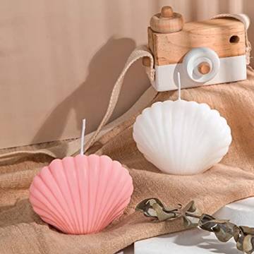 Handmade Seashell Scented Candles - Elegant Home Decor & Aroma