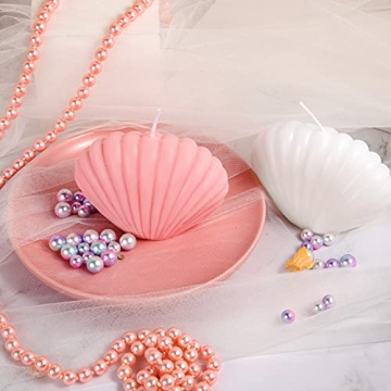 Handmade Seashell Scented Candles Elegant Home Decor