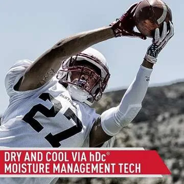 McDavid Hex Shooter Arm Sleeve, Pull-On Padded Protection, Moisture Wicking