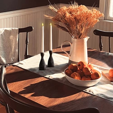 LampLust Black Taper Candle Holders Set of 2 for Stylish Decor