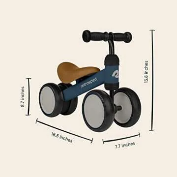 Retrospec Cricket Baby Walker Balance Bike for Ages 1-2