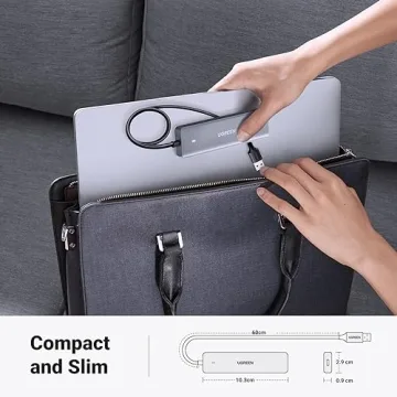 UGREEN USB Hub - 4 Ports Multiport Adapter with USB C Power