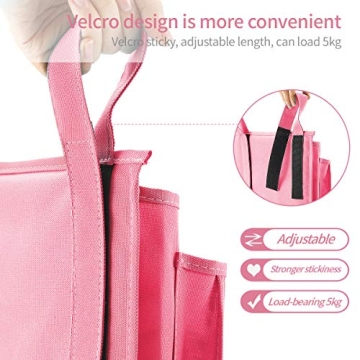 Bseash Bunk Bed Organizer with 8 Pockets for Ultimate Convenience