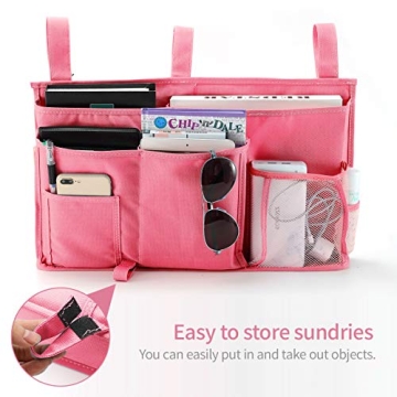 Bseash Bunk Bed Organizer with 8 Pockets for Ultimate Convenience