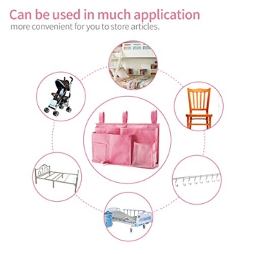 Bseash Bunk Bed Organizer with 8 Pockets for Ultimate Convenience